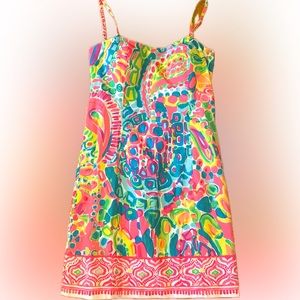 Lilly Pulitzer  Shelli Stretch Shift Dress resort tropical sunny island preppy